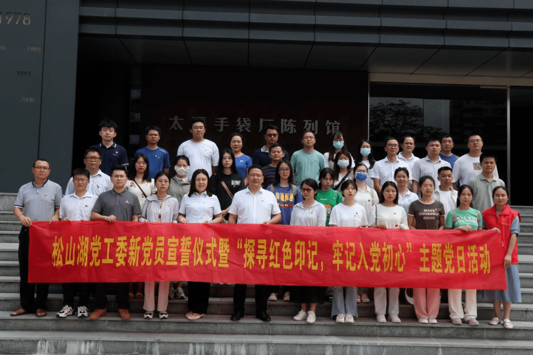 BB电子 BB电的app松山湖主题党日 在铮铮誓言中感悟初心在铭记历史中砥砺前行(图6)