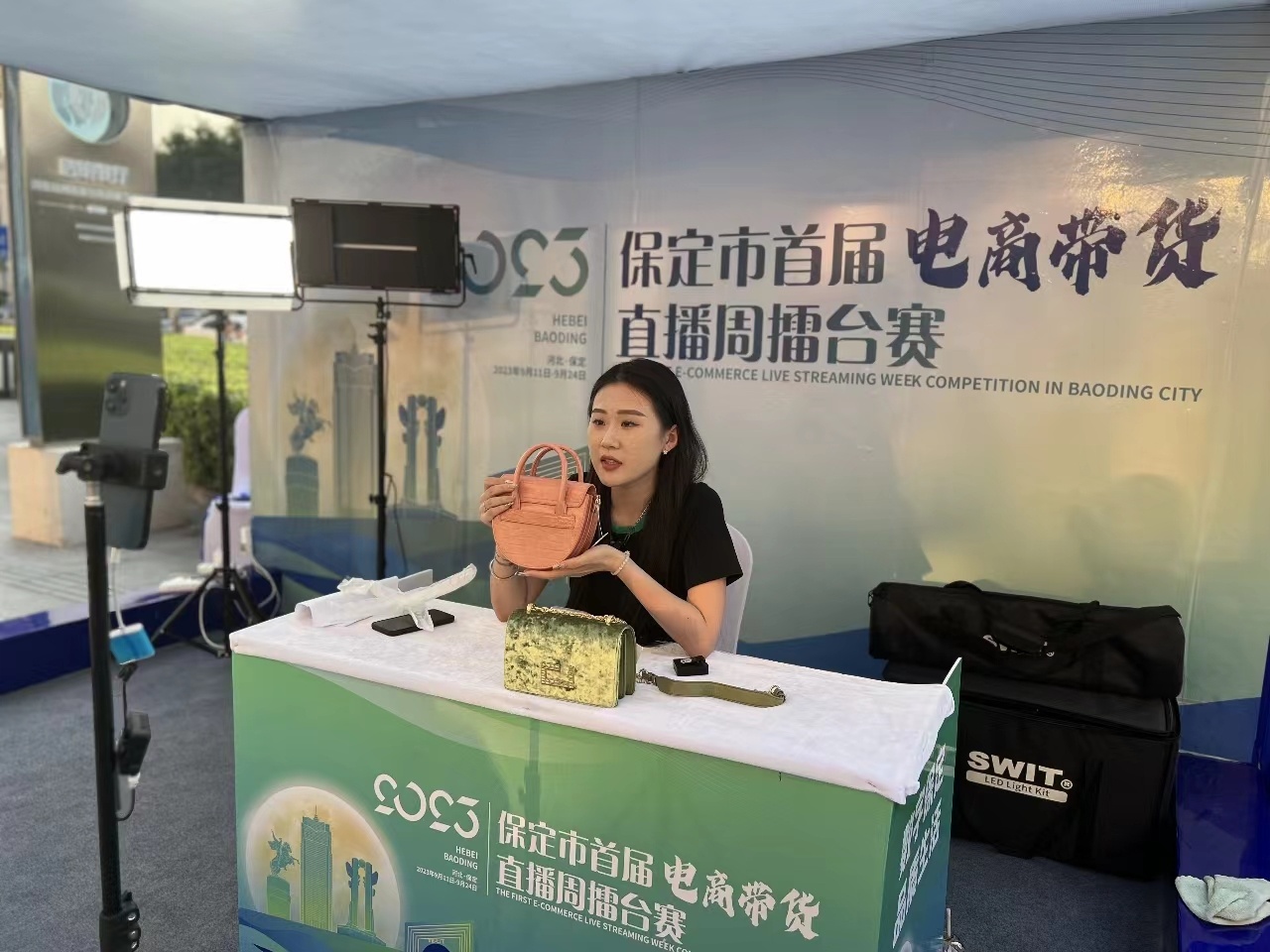 BB电子 BB电子的官网保定市首届电商带货公益直播周擂台赛活动启幕(图2)