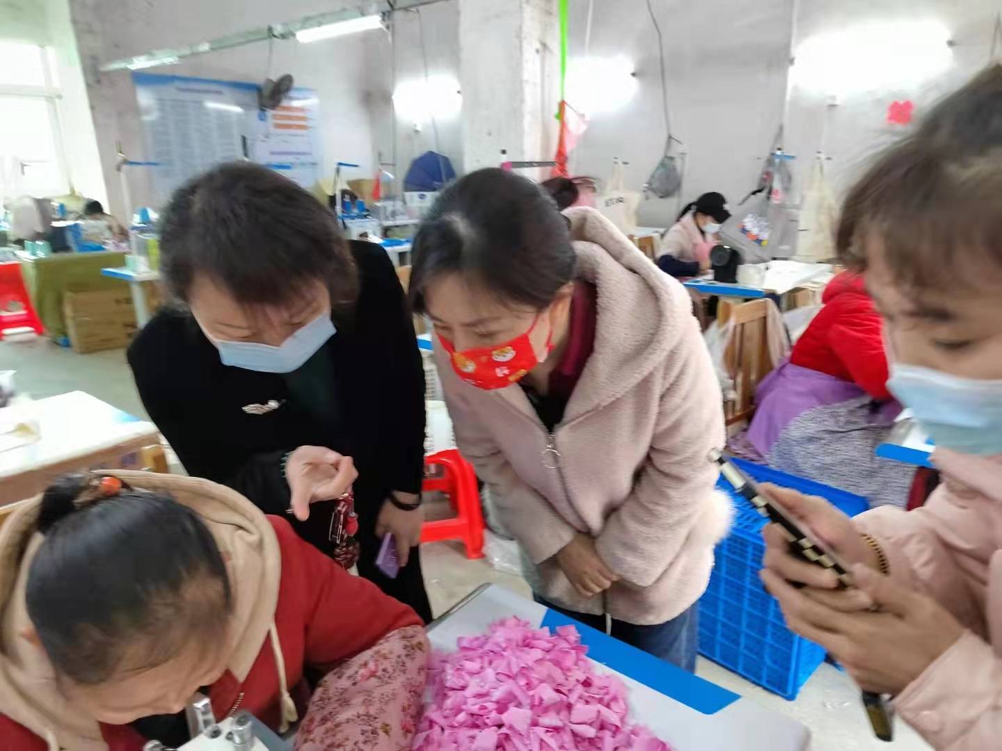 全国人大代表阳海玲亲临一乡一品鹏翔玩具手袋厂考察调研BB电子 BB电子的官网(图3)